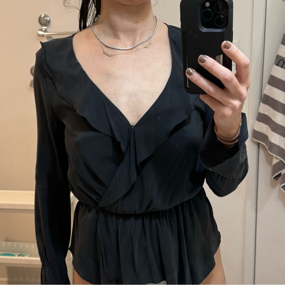 Long sleeve flowy shirt